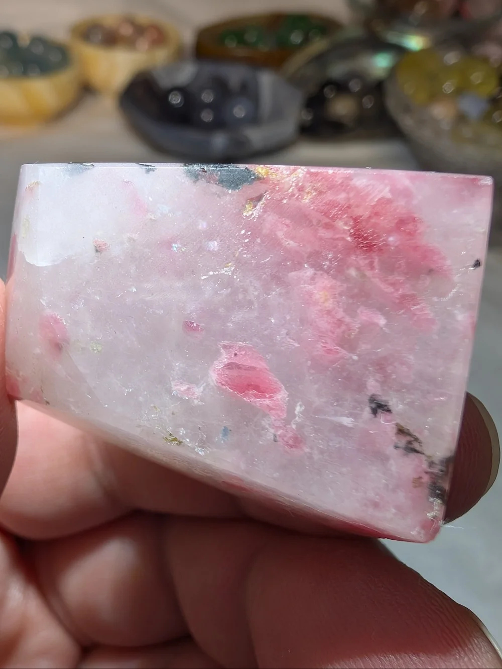 Sakura Rhodonite Freeform - Picture 7 of 8